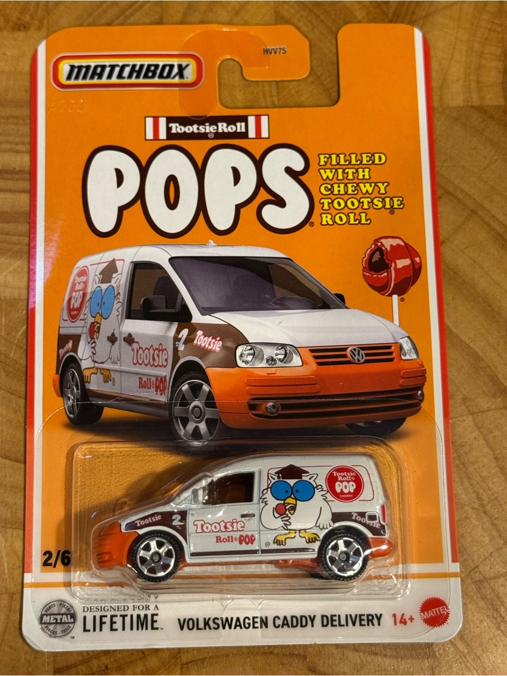 Matchbox Volkswagen Caddy Delivery Van - White & Orange